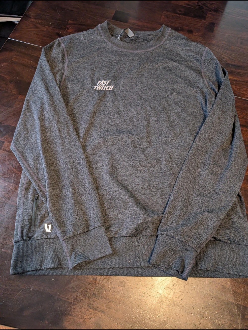 Vuori Ponto Performance Crew, Men's XL, Grey